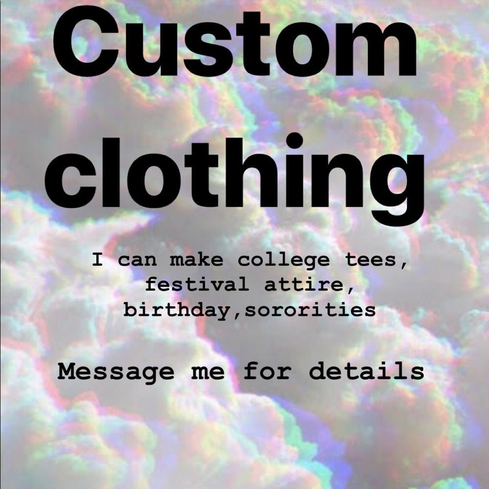 Custom clothing